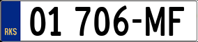 Truck License Plate